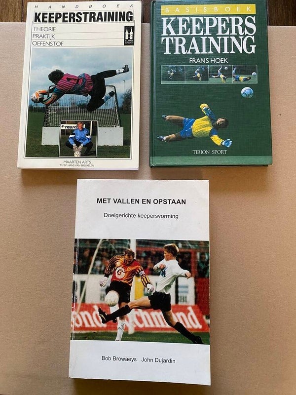 3 Handboeken Keeperstraining - Oefeningen - Techniek - Mentaliteit