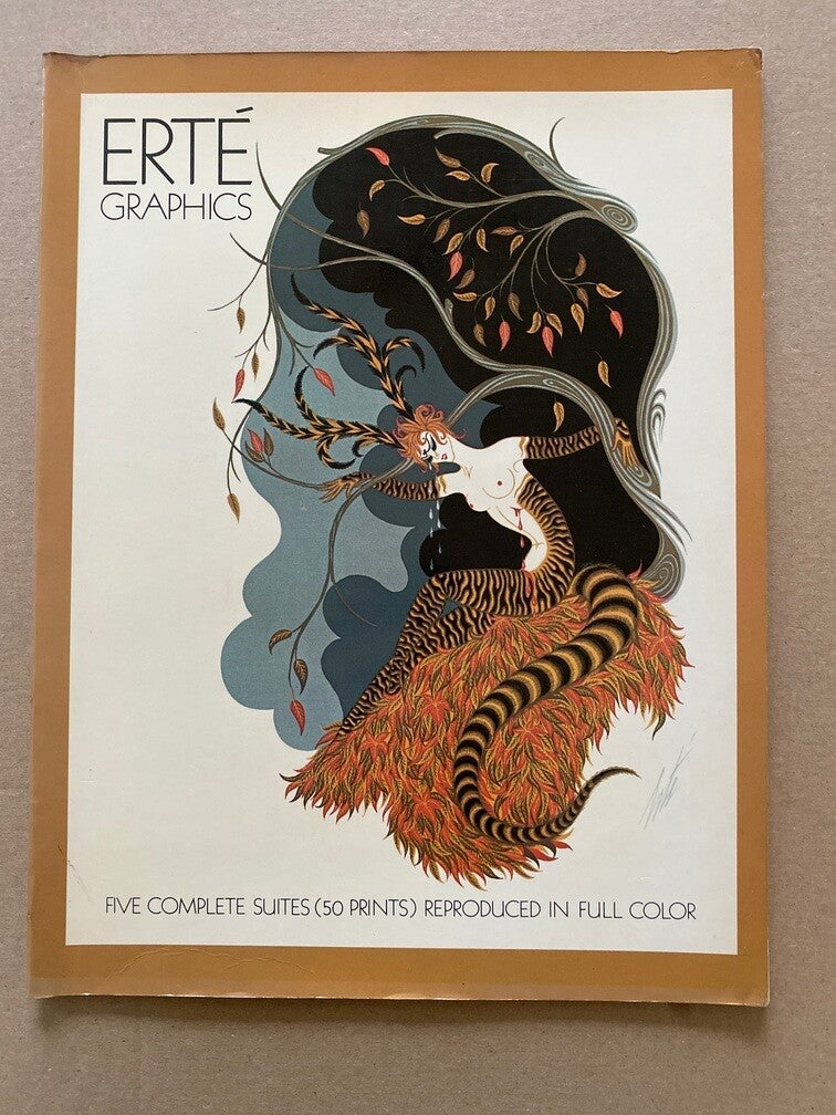 Erté - 50 Art Deco Prints in groot formaat - vrij zeldzaam