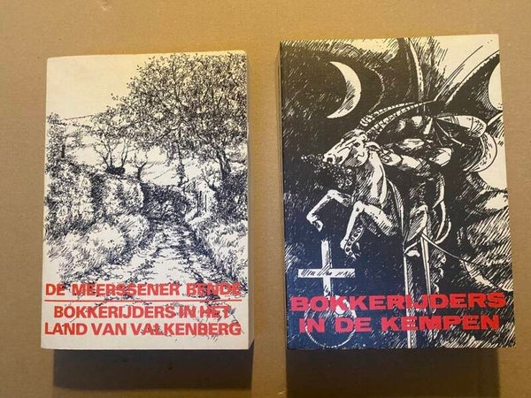 2 Paperbacks - Bokkerijders - De Kempen - Valkenburg - 992 blz.