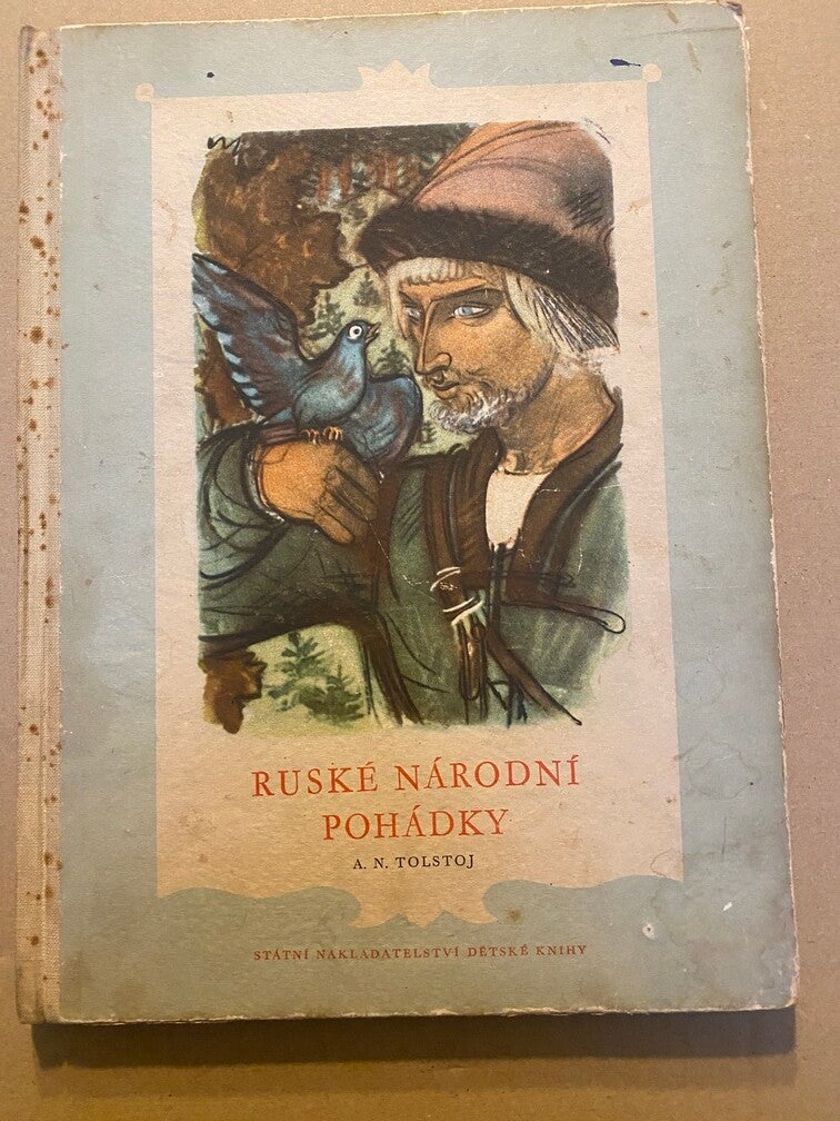 Prachtig Prentenboek Russische Volksverhalen TSJECHISCH 1953
