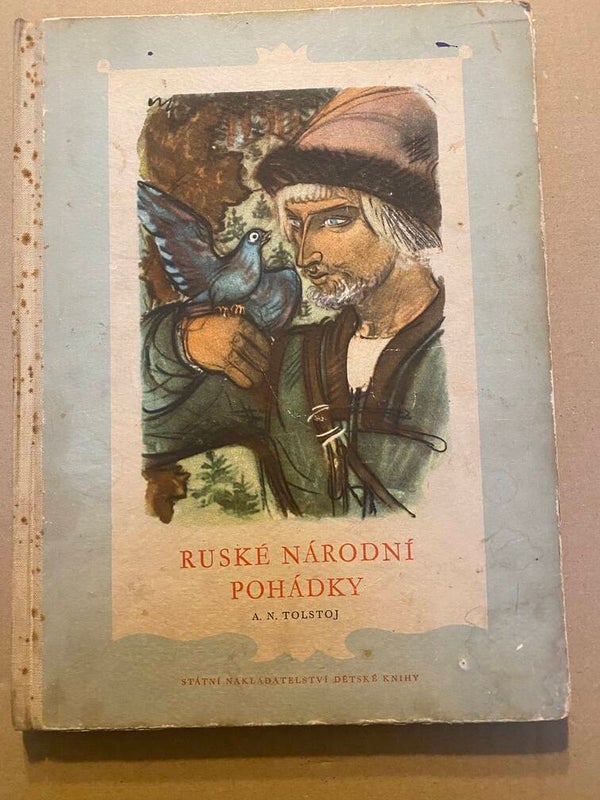 Prachtig Prentenboek Russische Volksverhalen TSJECHISCH 1953