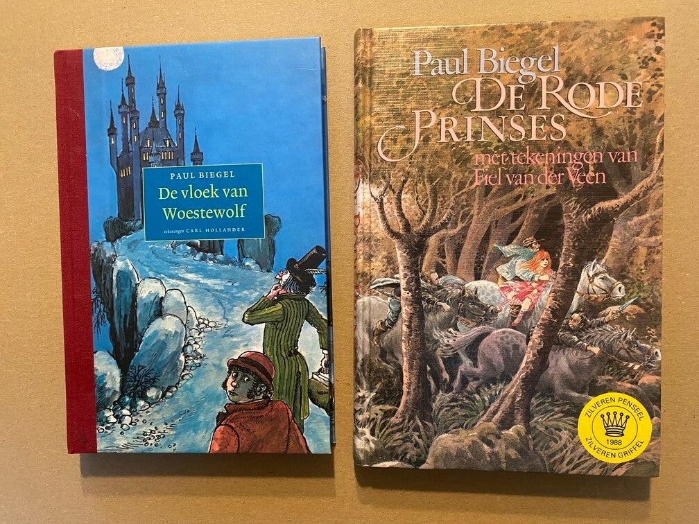 Paul Biegel - De Vloek van Woestewolf / De Rode Prinses NIEUW