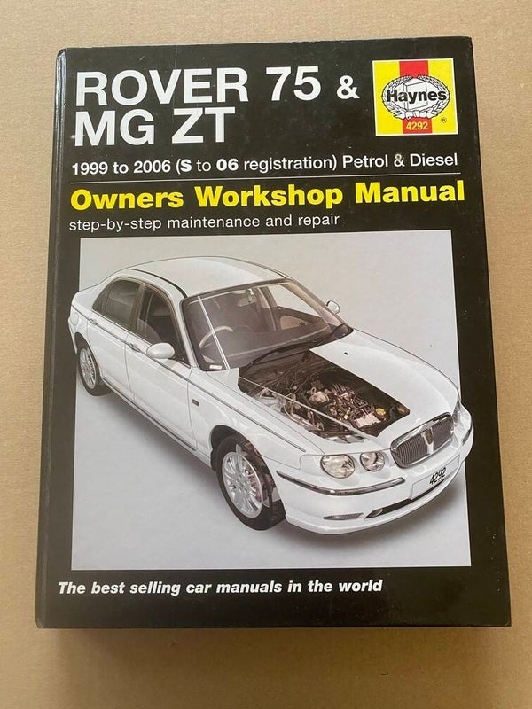 Haynes Workshop Manual - Rover 75 and MG ZT