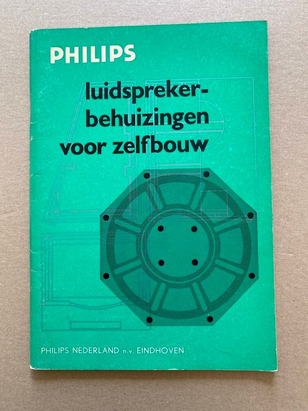 Philips - Luidsprekerbehuizingen voor Zelfbouw - 1971 - vrij zeldzaam