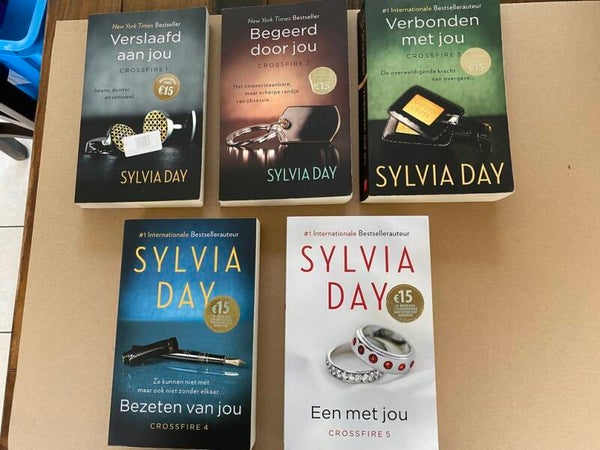 Sylvia Day - Crossfire-serie - Deel 1 t/m 5 Compleet - Erotiek