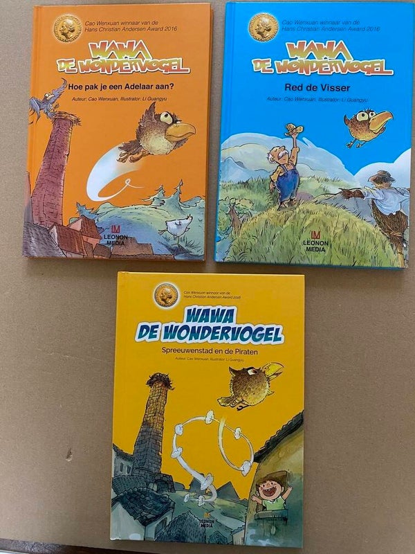 3 Boeken Wawa de Wondervogel - NIEUW