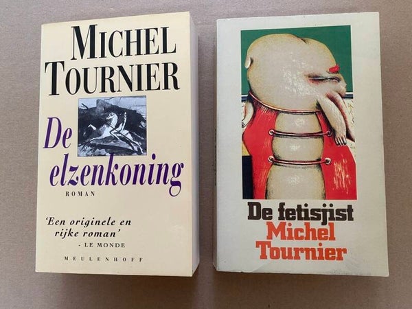 2x Boeken Michel Tournier - De Elzenkoning - De Fetisjist