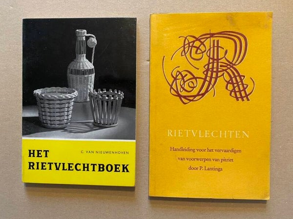 2 Boeken Vlechten - Manden e.a. Voorwerpen stap-voor-stap