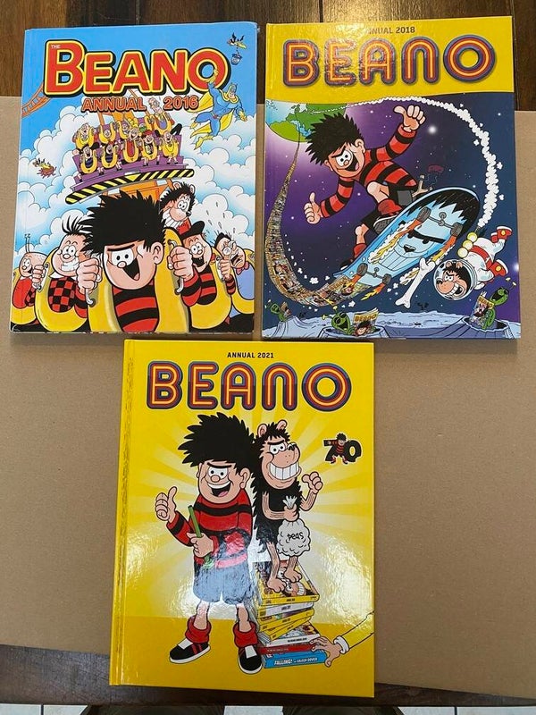 Stripweekblad Beano - Annuals 2016 - 2018 - 2021 in nieuwstaat