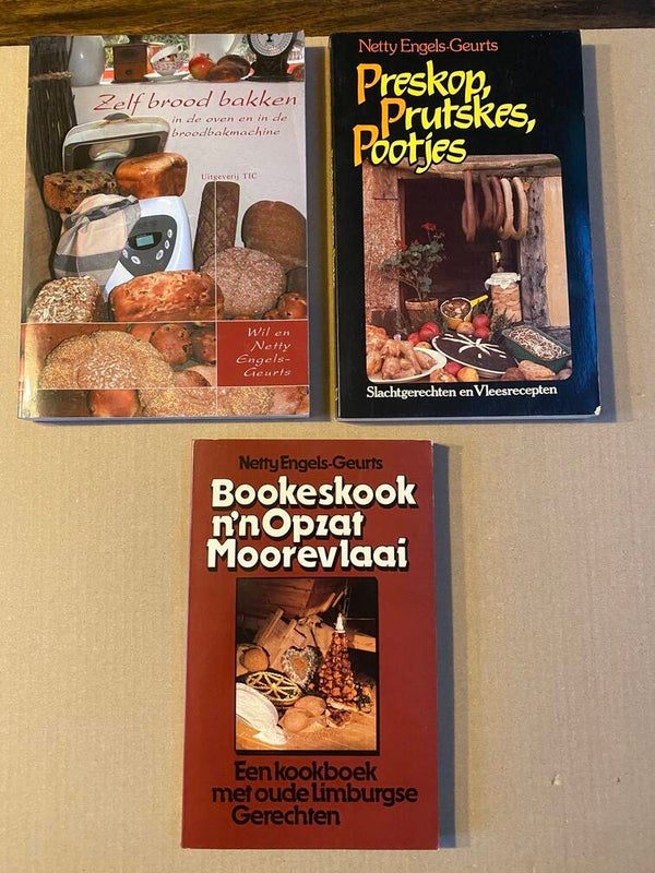 3 Boeken Netty Engels-Geurts - Traditioneel Limburgse Gerechten