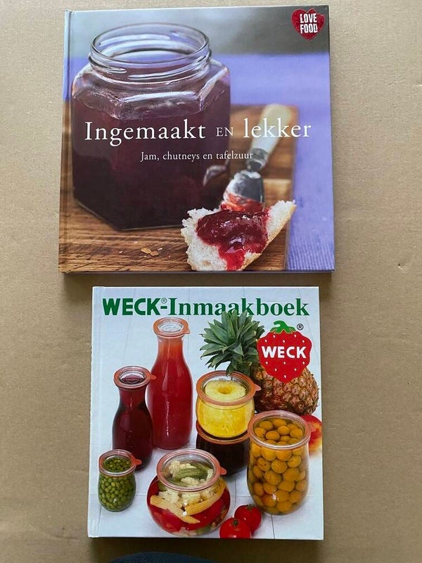 2 Boeken over Inmaken - Wecken + Jam Chutneys Tafelzuur NIEUW