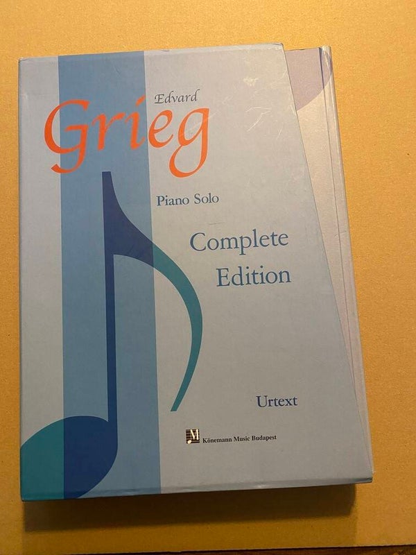 Edvard Grieg - Box met Bladmuziek voor Piano NIEUW
