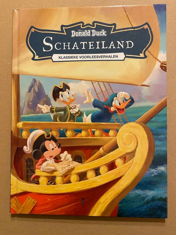 Donald Duck HARDCOVER - klassiek - Schateiland - in nieuwstaat