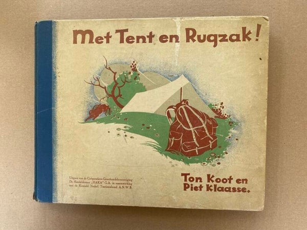 Plakplaatjes-Album - Met Tent en Rugzak! - 1935 - ANWB