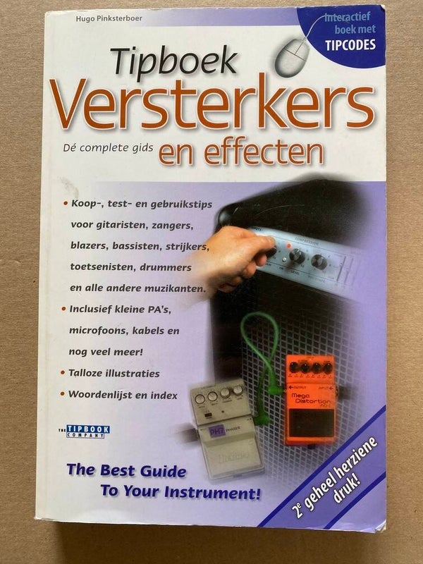 Tipboek Versterkers en Effecten - 2e Geheel Herziene Druk