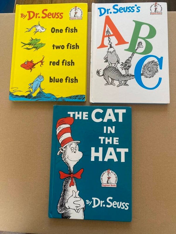 Dr. Seuss - 3 humoristische Beginnersboekjes - Engels