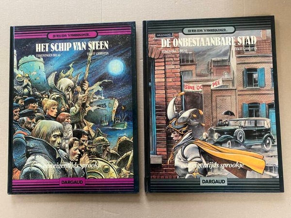 Enki Bilal - 2 Hardcovers - Er Was eens 'n voorbijganger 2 en 3