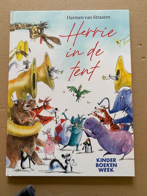 Herrie in de Tent - hilarisch prentenboek over een dierenorkest