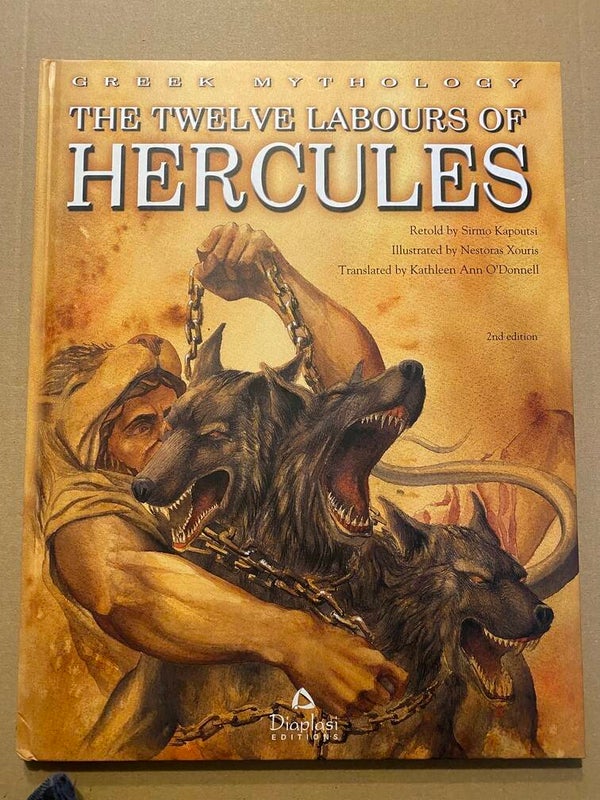 Schitterend Prentenboek - De 12 Werken van Hercules - ENGELS