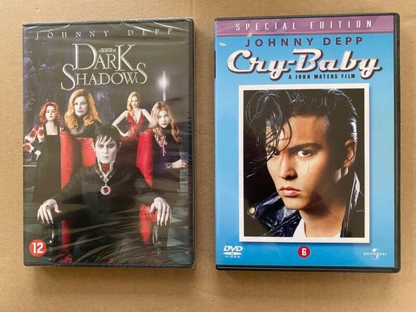 2 Iconische Rollen Johnny Depp - Cry Baby - Dark Shadows