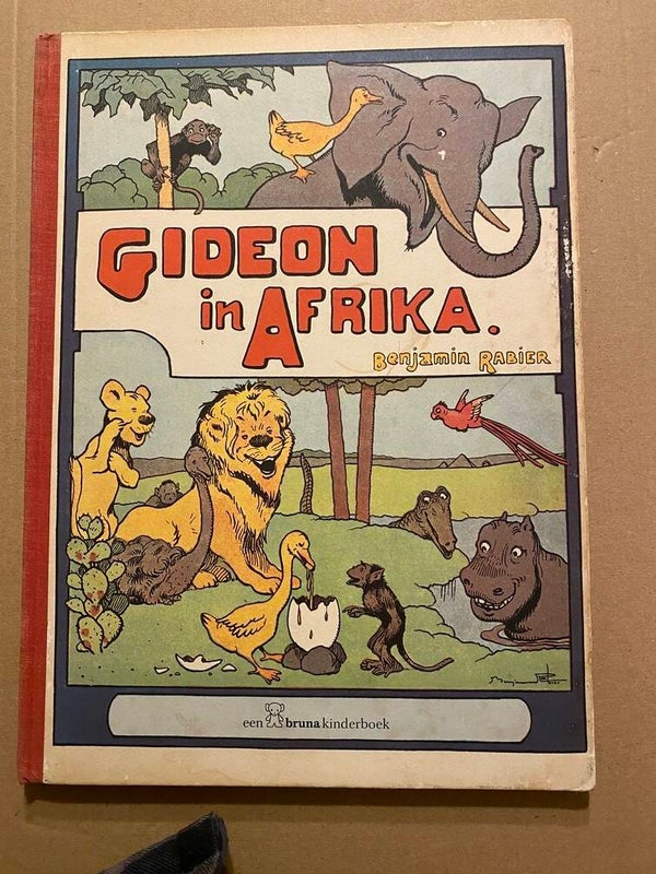 Gideon in Afrika - Bruna Herdruk van prentenboek uit 1928