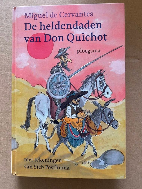 Don Quichot - hilarische tekeningen Sieb Posthuma