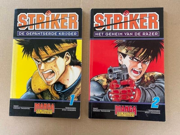 2 Nederlandstalige Manga - Striker deel 1 en 2