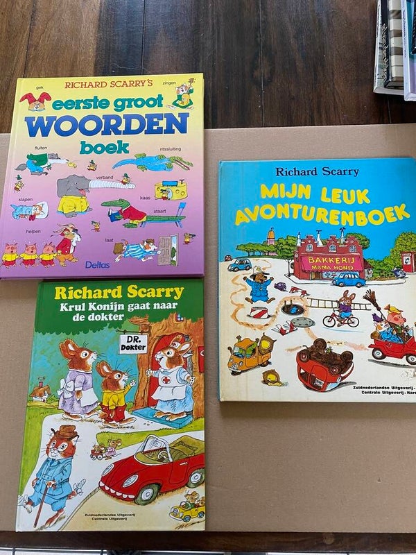 3 Prachtige Richard Scarry Boeken voor Peuters en Kleuters