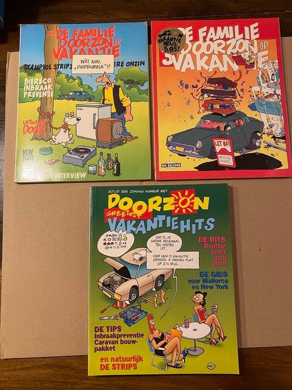 3 Albums Doorzon op Vakantie - in zeer goede staat