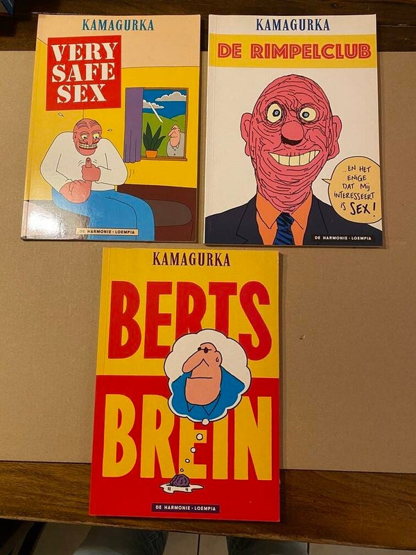 3 Albums Kamagurka - in nieuwstaat