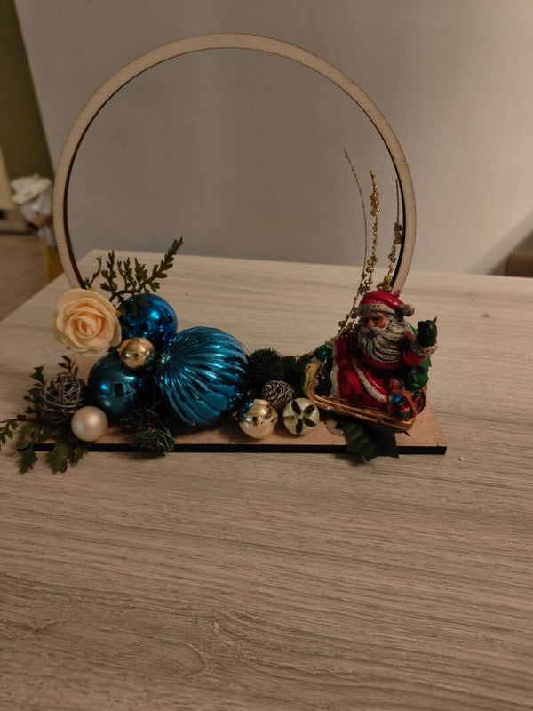 Kerststuk (kerstman)