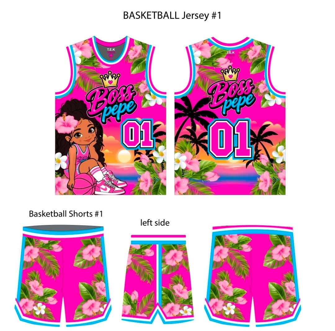 BOSS PEPE SUMMER COLLECTION PINK SET