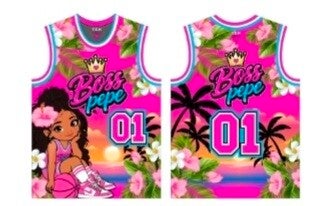 BOSS PEPE SUMMER PINK ORANGE BLUE SINGLET ONLY