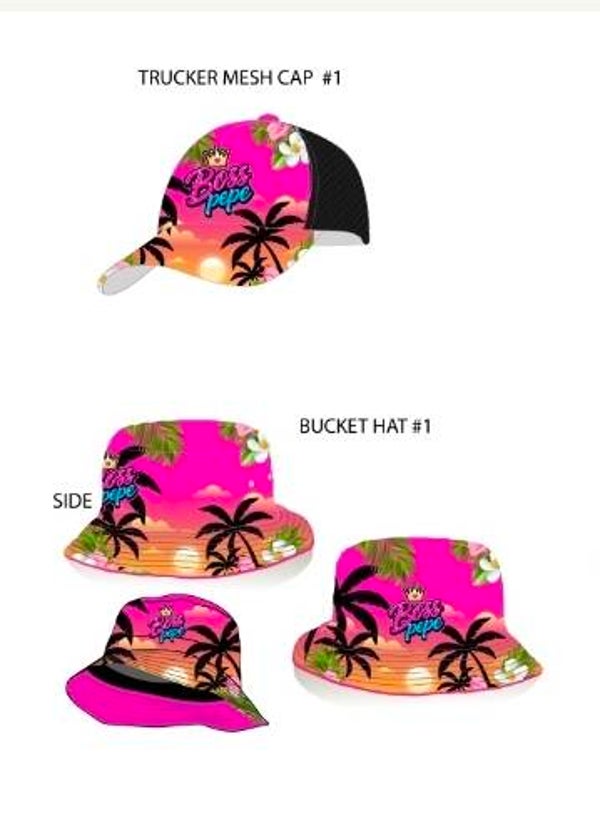 BOSS PEPE CAPS & BUCKET HATS