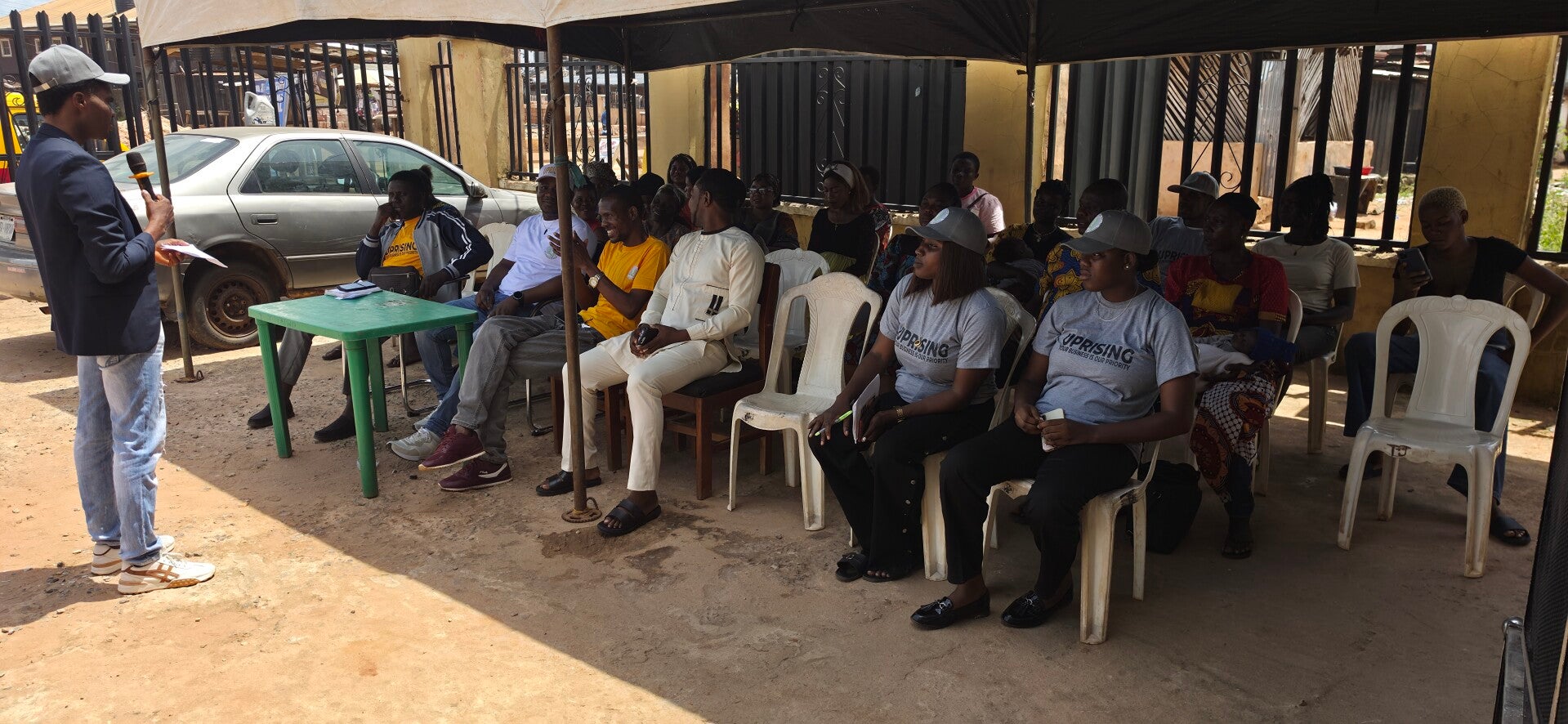 Council meeting with clients