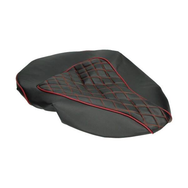 buddydek chesterfield zwart met rode bies zip2006 4t