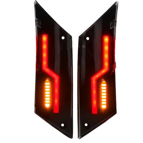 Knipperlichtset led tube E-keur EVO-1 zip2000 smoke achter Power1