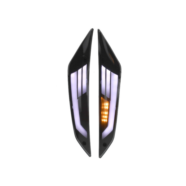 Knipperlichtset led Sport-1 zip2000 donker smoke voor DMP