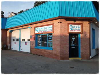 Quality Car Care shop front – expert auto repair in West Bend from a trusted local service provider.