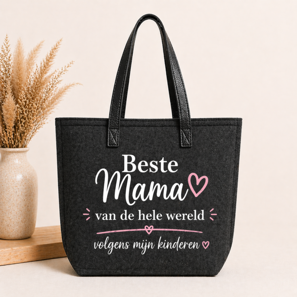 Vilten Tas Beste Mama van de Hele Wereld – Volgens Mijn Kinderen
