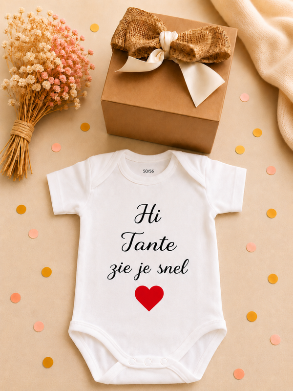 Zwangerschapsaankondiging Cadeaubox voor Oma | Hi Tante Zie Je Snel