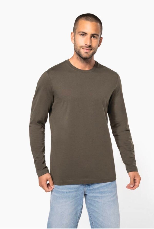 10 x Kariban K359 Heren T-Shirt  - Lange mouwen Pakket