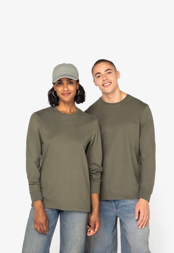 10 x NS333 Native Spirit - Ecologisch Uniseks T-shirt met lange mouwen Pakket