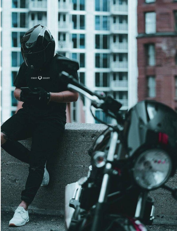 FIRST-EIGHT T-SHIRT BLACK