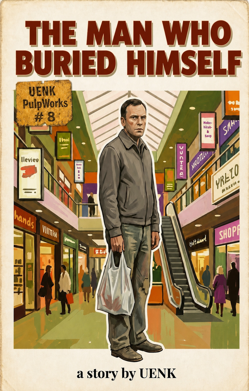 The Man Who Buried Himself_UENK PulpWorks BookCover