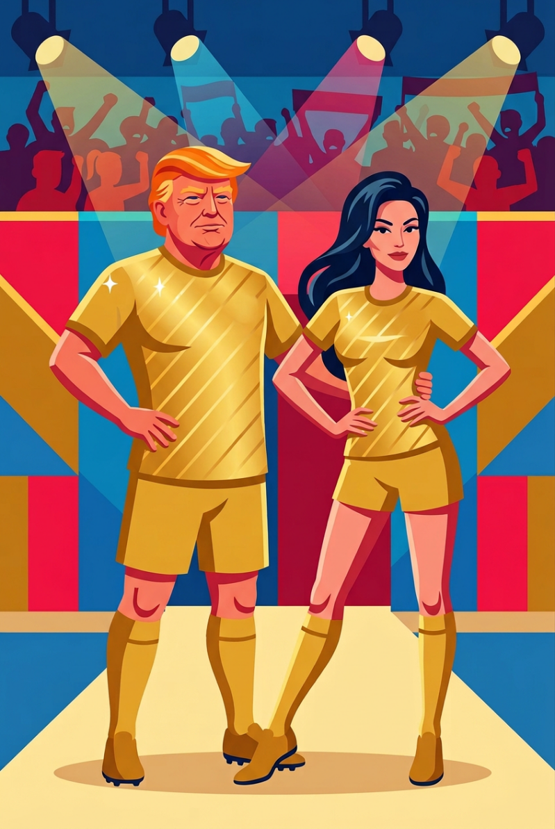 The Don and the World Cup #WorldCup2026 #Trump #Infantino #UENK PulpWorks