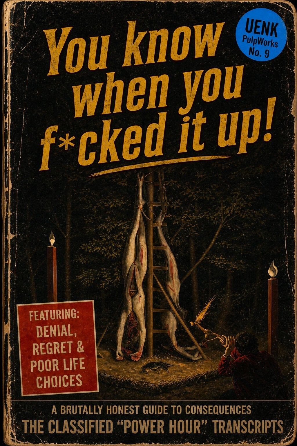 You know when you f*cked it up_UENK PulpWorks BookCover