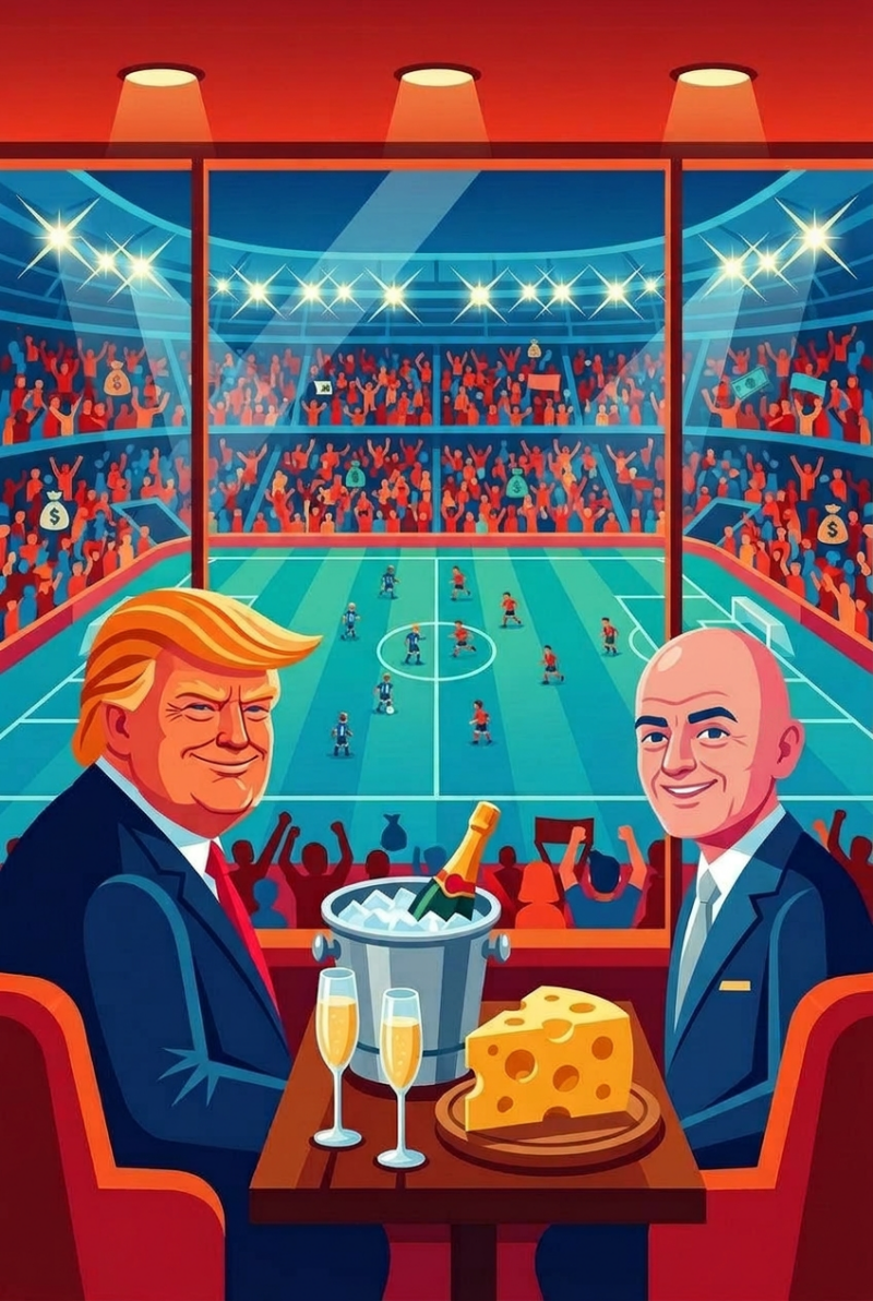 The Don and the World Cup #WorldCup2026 #Trump #Infantino #UENK PulpWorks