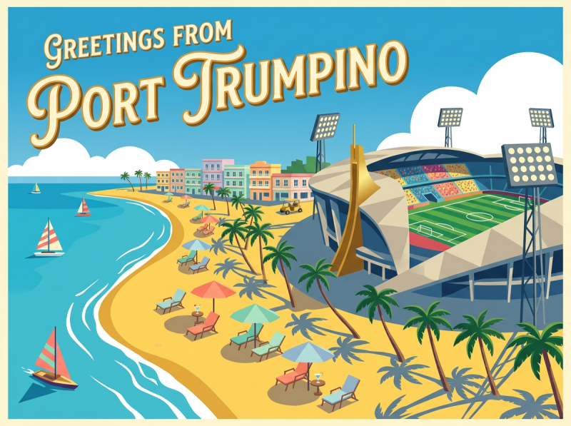 The Don and the World Cup #WorldCup2026 #Trump #Infantino #UENK PulpWorks