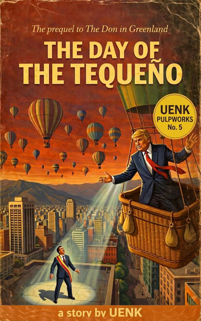 The Day of the Tequeno _ UENK PulpWorks BookCover
